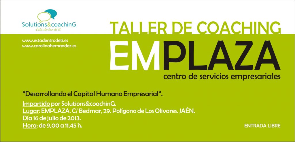 Presentación Solutions&coachinG Emplaza Jaén